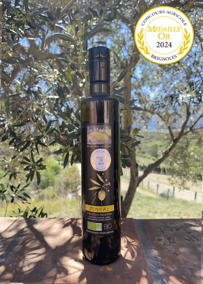 L'Olivière<br/>Huile d'olive bio vierge extra 0,25L (Médaille d'or 2024)