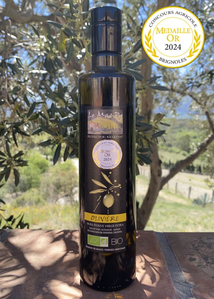 L'Olivière | Huile d'olive bio vierge extra 0,5L (Médaille d'or 2024)