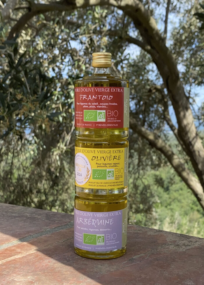 PILA | Assortiment de trois huiles d'olive bio vierge extra (3 x 50mL)