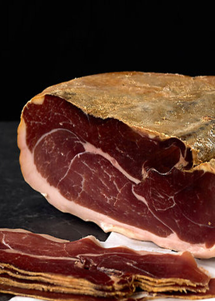 Jambon de Cochon Ibérique séché désossé<br/><br/>Uniquement sur demande